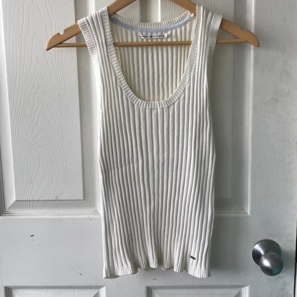 Ribbed Classic Vintage Tommy Hilfiger Tanktop - Picture 1 of 3